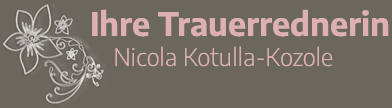 Trauerrednerin Nicola Kotulla-Kozole